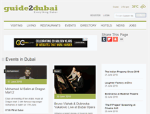 Tablet Screenshot of guide2dubai.com